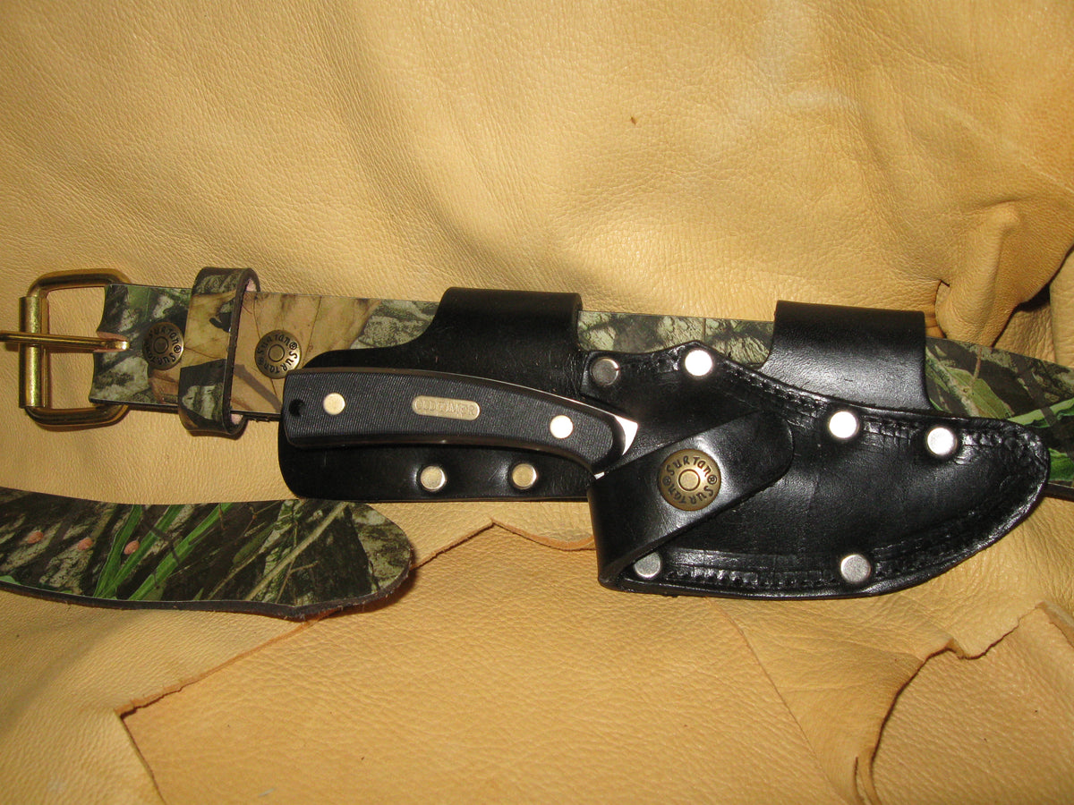 Quick Draw Knife Sheath for Trapper and Stockman Knives